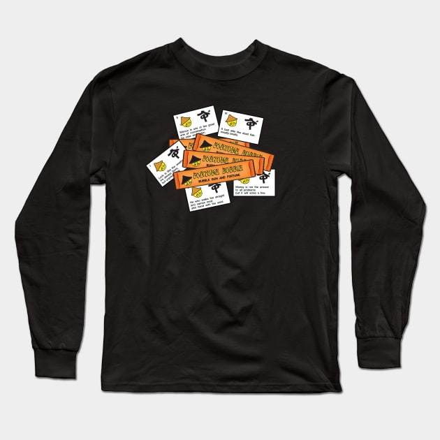 Fortune Bubble Gum Long Sleeve T-Shirt by Chewbaccadoll